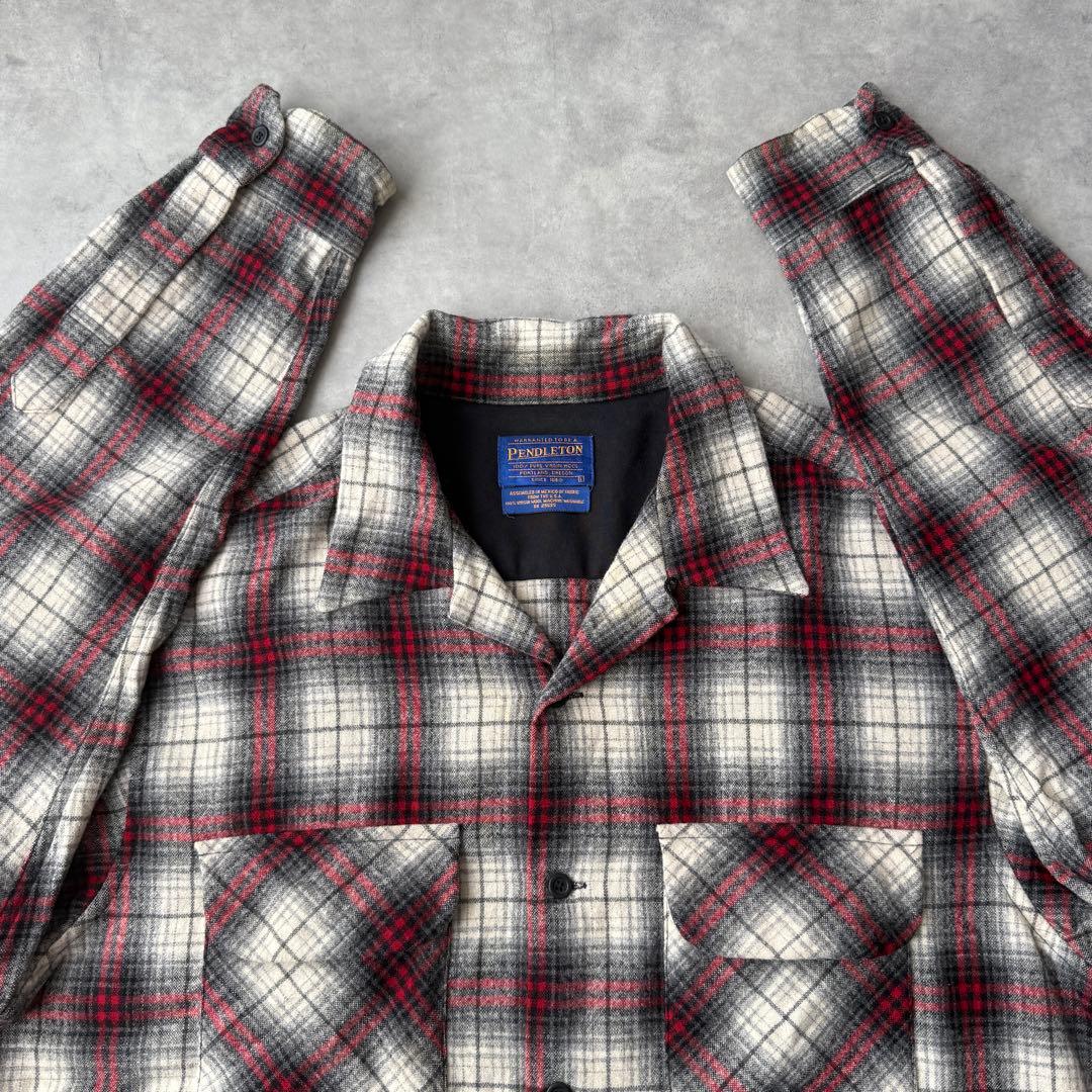 M*e様 PENDLETON ペンドルトン ボードシャツ チェック Lサイズ 長
