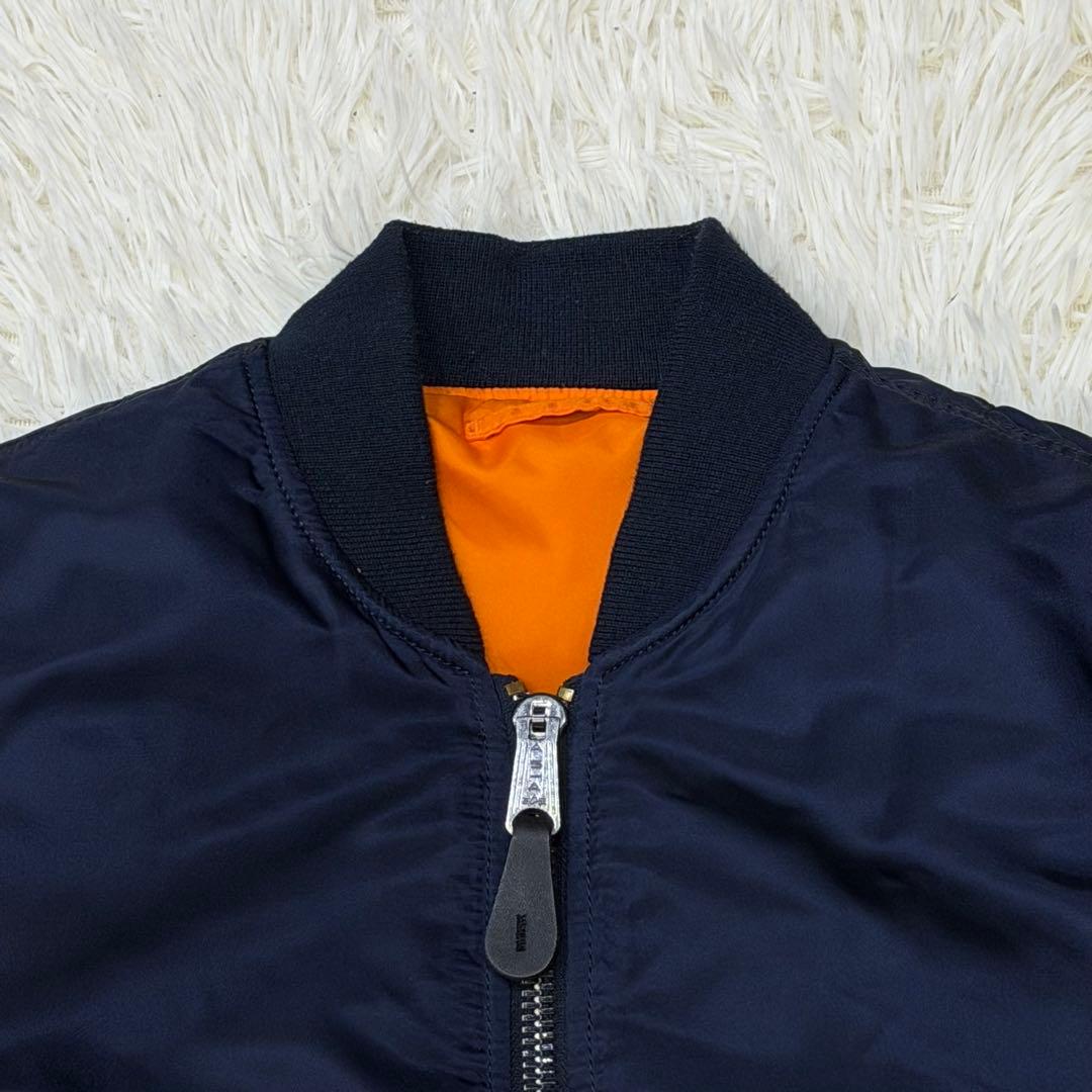 1793　アルファインダストリーズ　MA-1フライトジャケット　XS　ネイビー