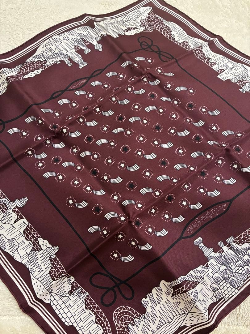新品　限定品 エルメス カレ ななつ星　HERMES スカーフ バンダナ