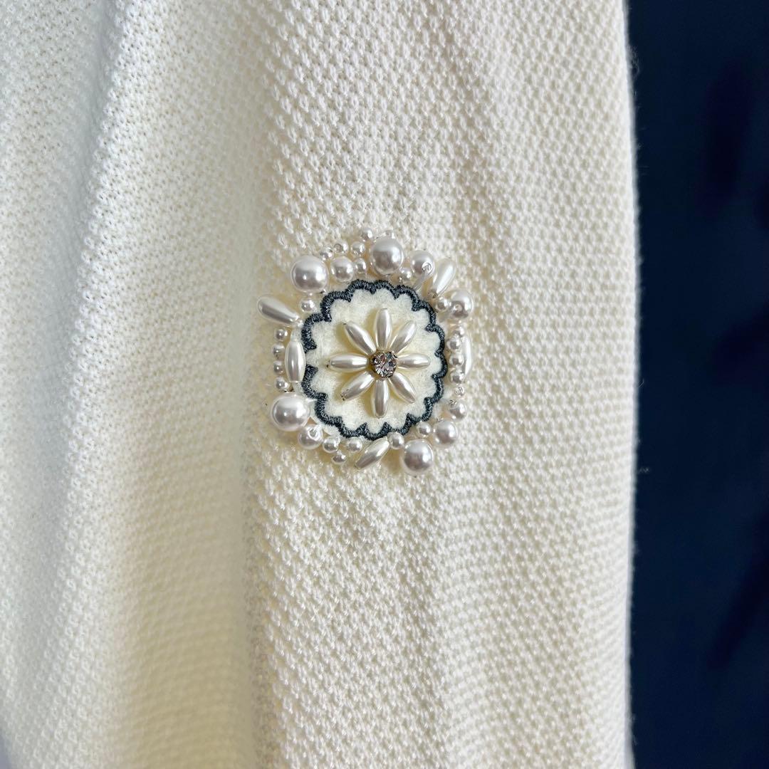 『未使用品』Super Beauty ハイブリッド　ダウンジャケット　ビジュー