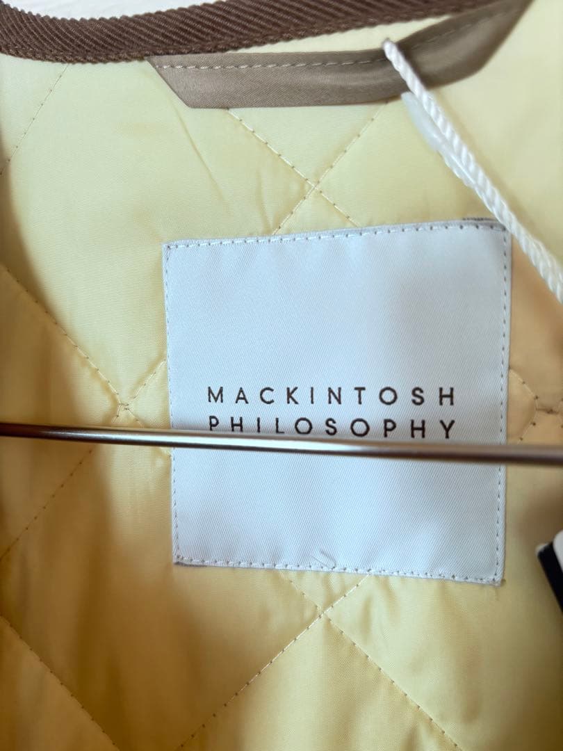 マッキントッシュフィロソフィー　キルティンコート ベージュ サイズ38