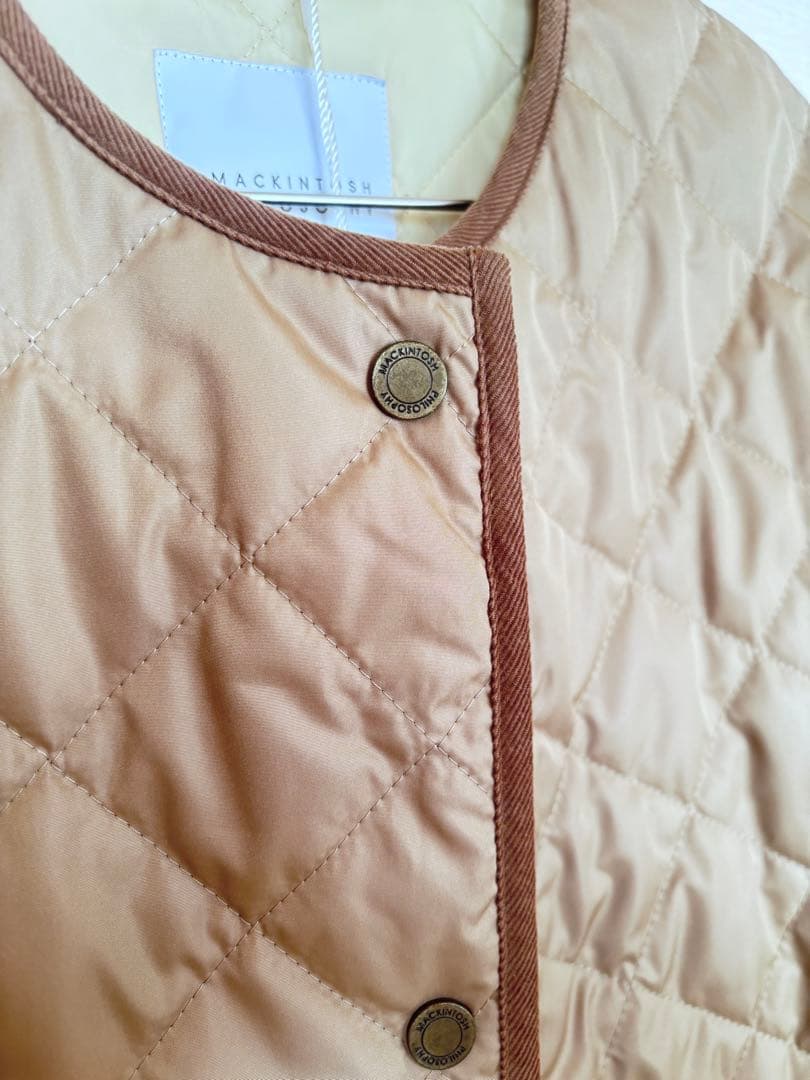 マッキントッシュフィロソフィー　キルティンコート ベージュ サイズ38