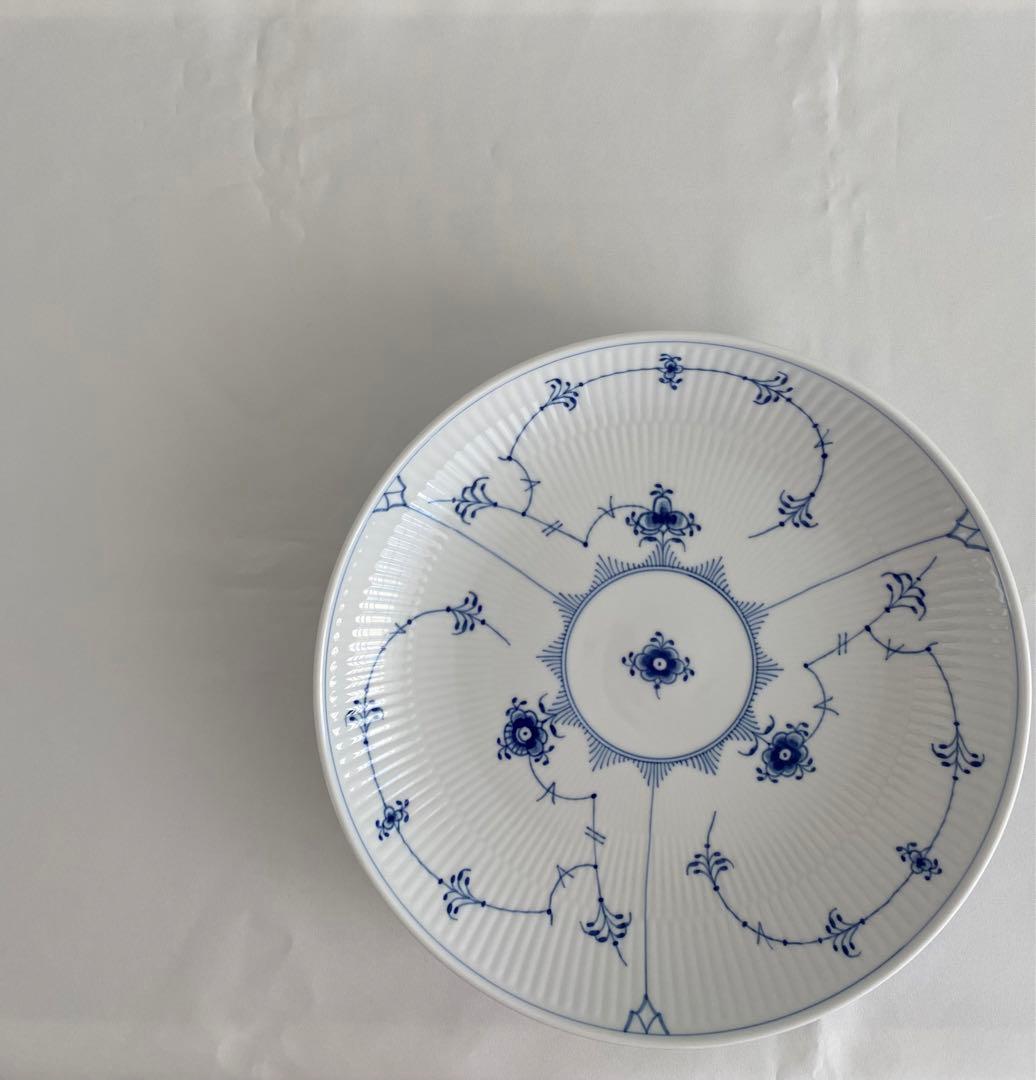 ロイヤルコペンハーゲン　ブルーフルーテッドプレイン　25cm な2枚セット