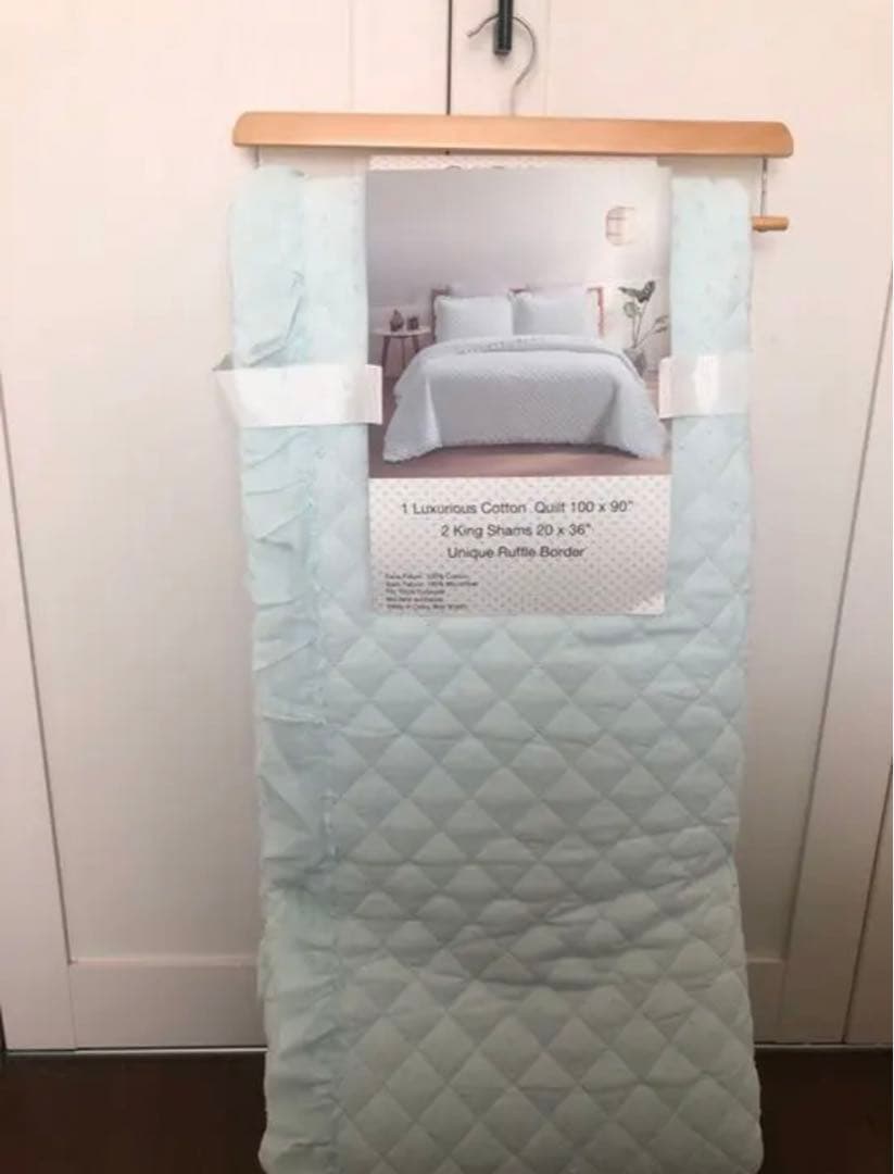 オシャレ！！キルトケット/マルチカバー/ベッドカバー/3点セット