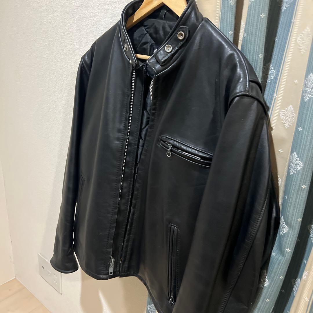 いいさん Schott シングルライダース