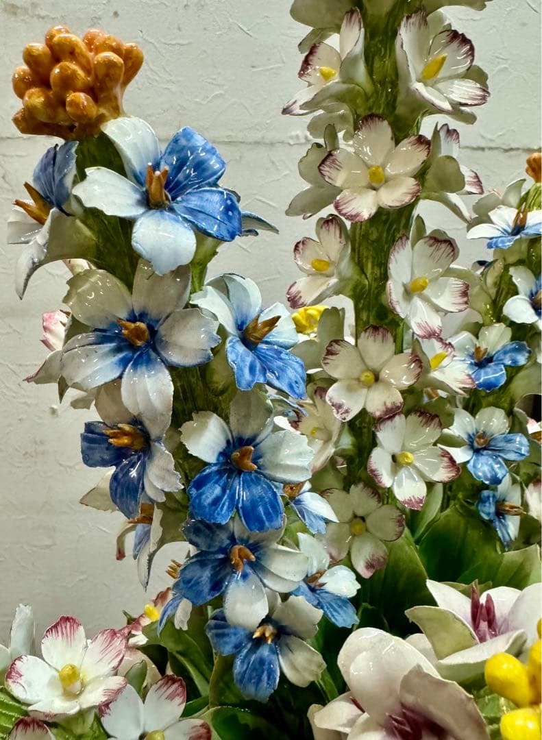 CAPODIMONTE 特大陶花 高さ69cm！豪華希少 イタリア製 高級陶器