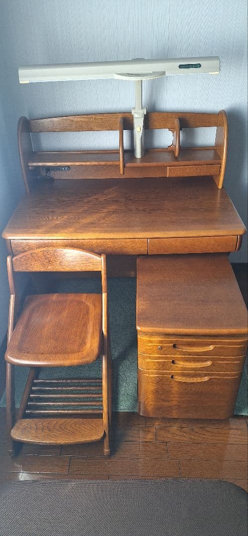 ①浜本工芸学習机のセット( 4点フルセットでの購入の方限定)1点目・学習机