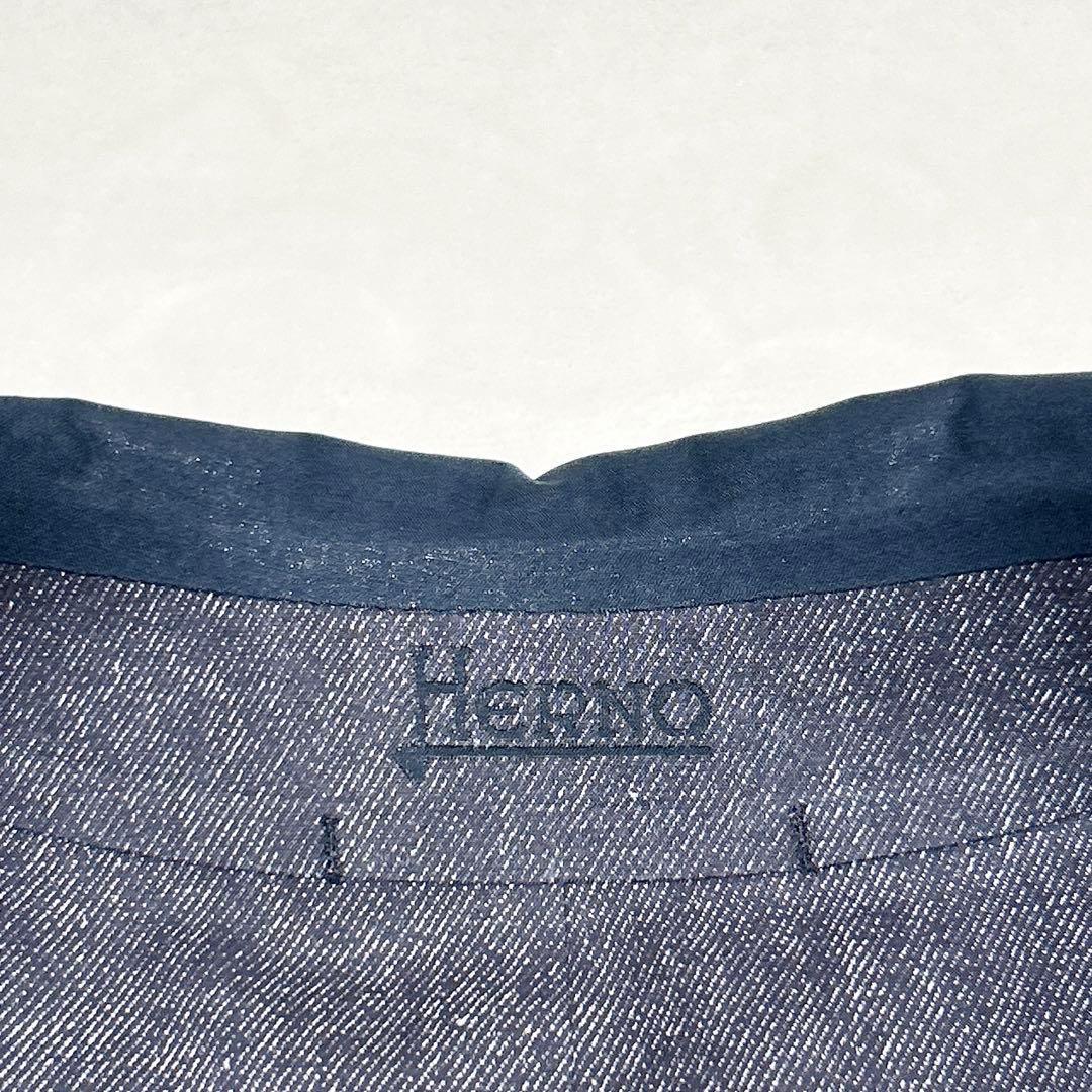 未使用✨　ヘルノ　herno ステンカラー　コート　リバーシブル　ゴム引き 48