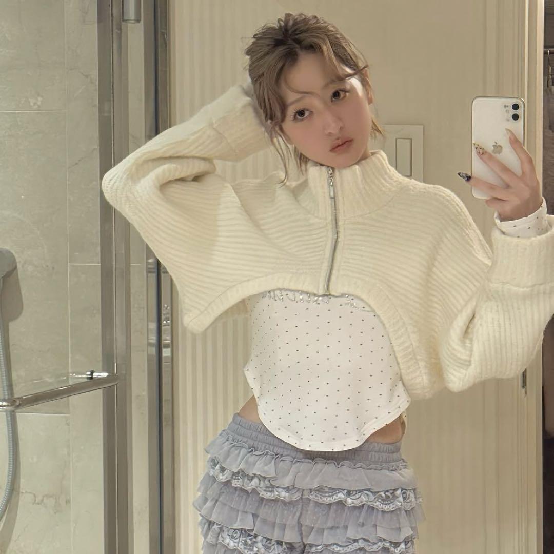 【値下げ】Pellicule syrup knit tops