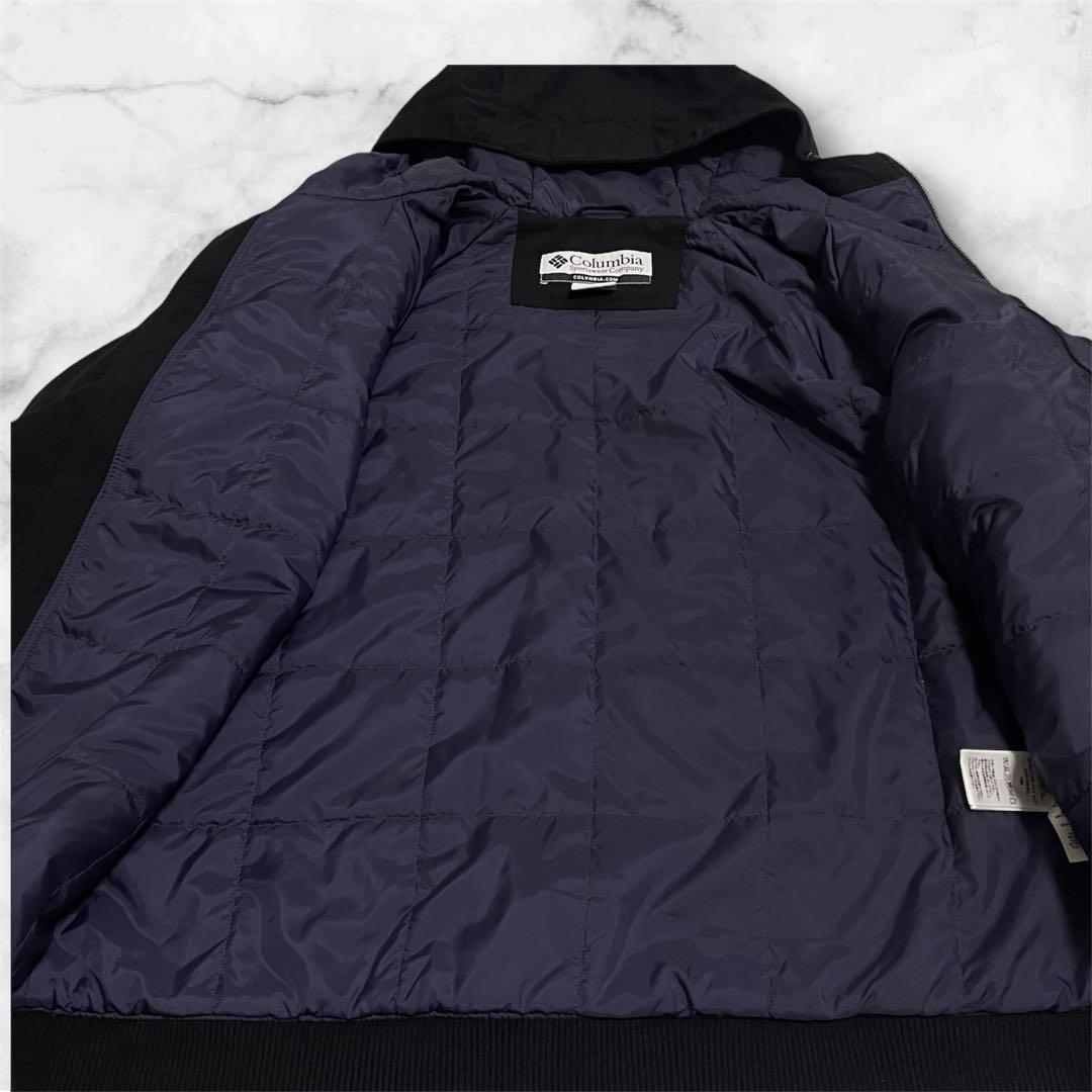 【美品】Columbia XL マウンテンパーカー　ジャケットブルゾンフード付き
