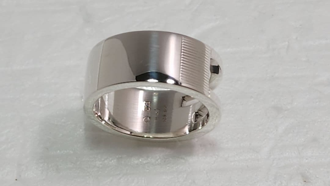 ■美品 GUCCI シルバーリング グッチ 指輪　Silver 925 9号弱