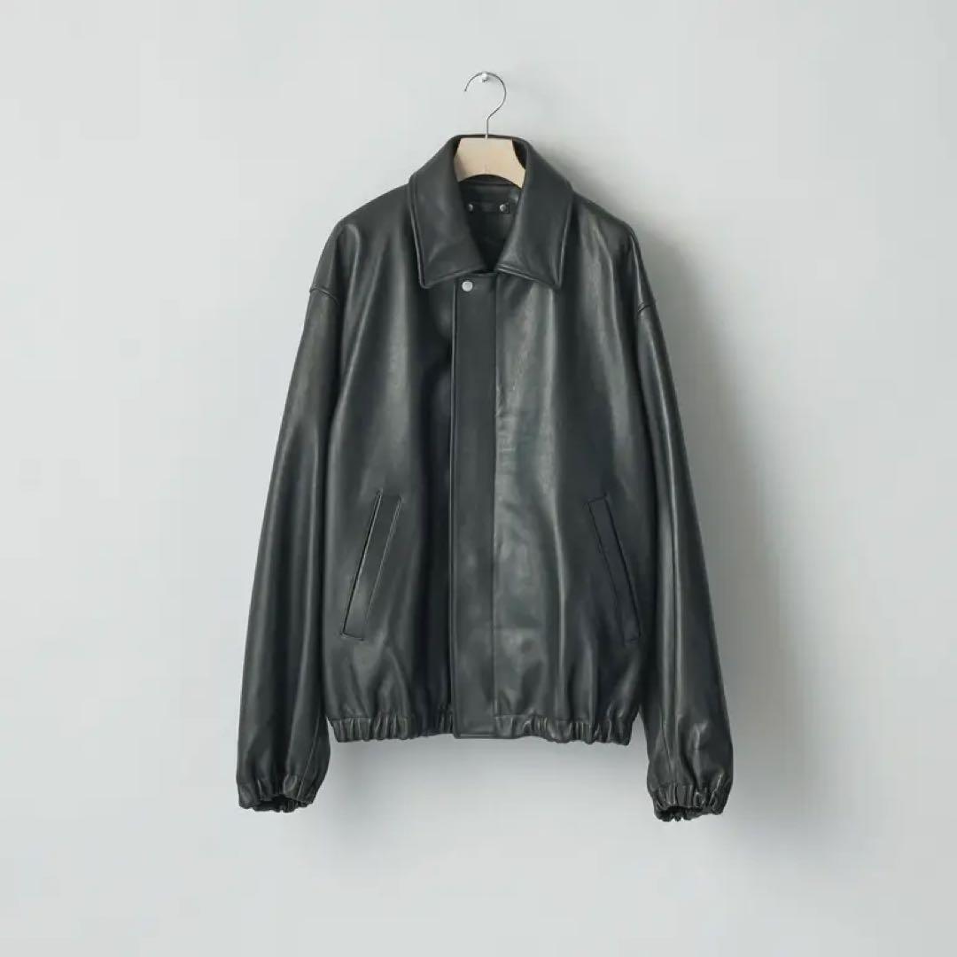 ジャケット・アウター ssstein sheep lether zip short jacket