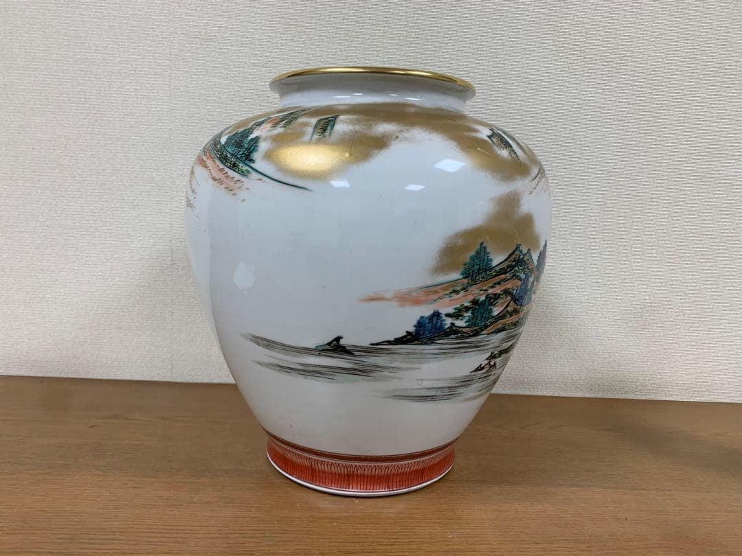 九谷焼　宗山　花瓶（箱なし）