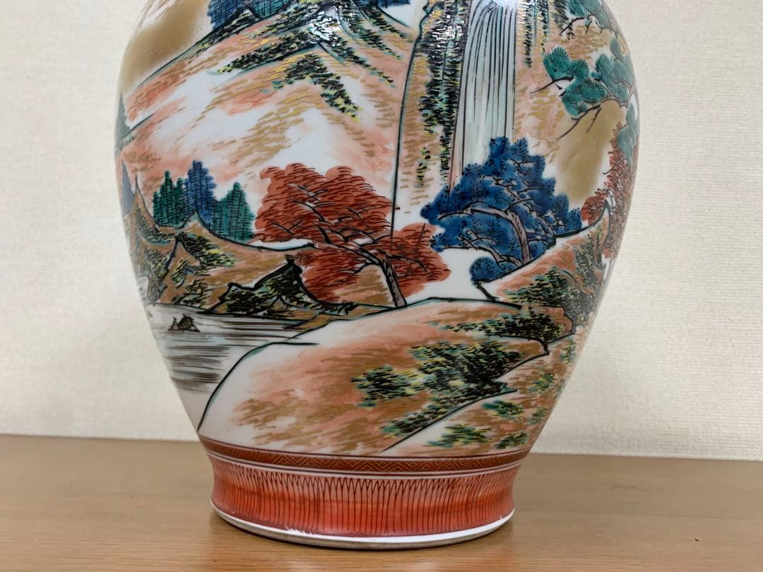 九谷焼　宗山　花瓶（箱なし）