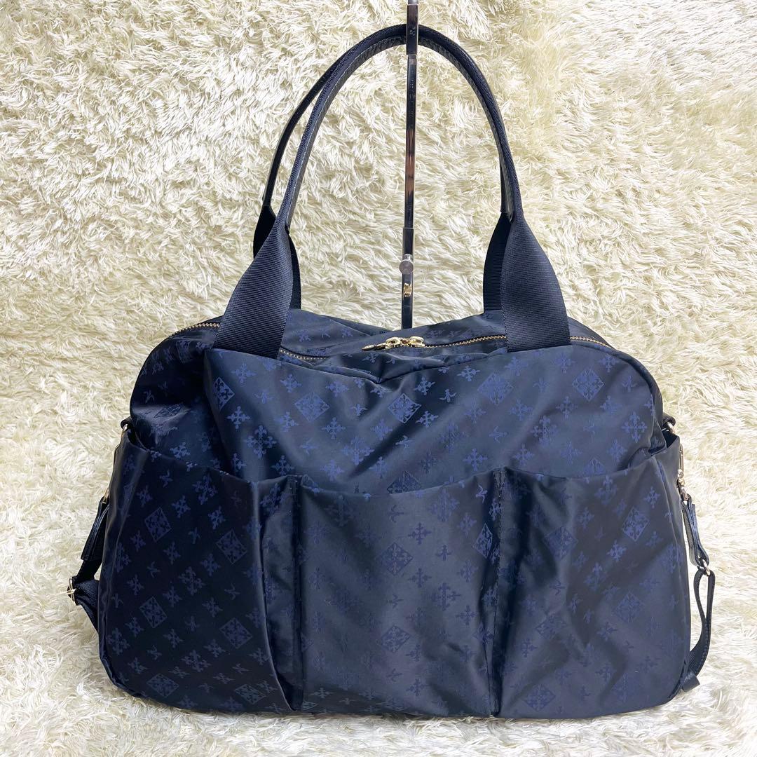★極美品★russet（ラシット）外ポケット付ビッグボストン