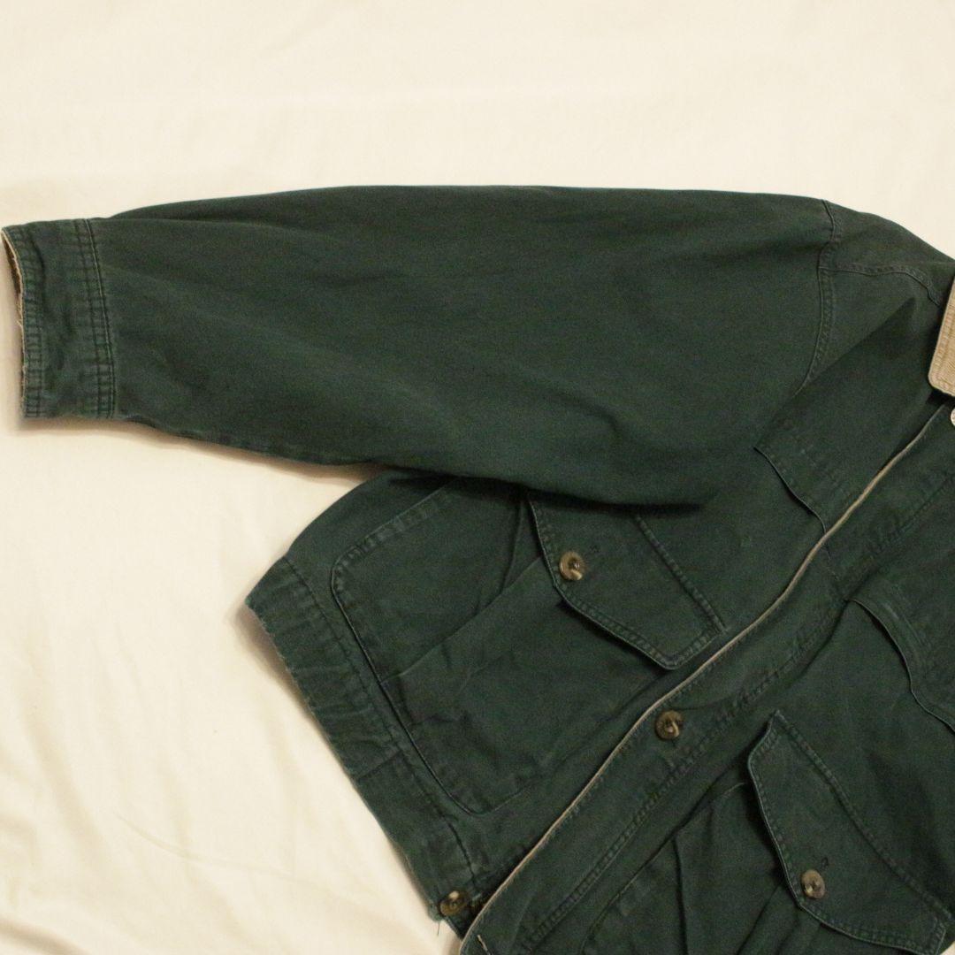 90s 白タグ Eddie Bauer ハンティングジャケット グリーン