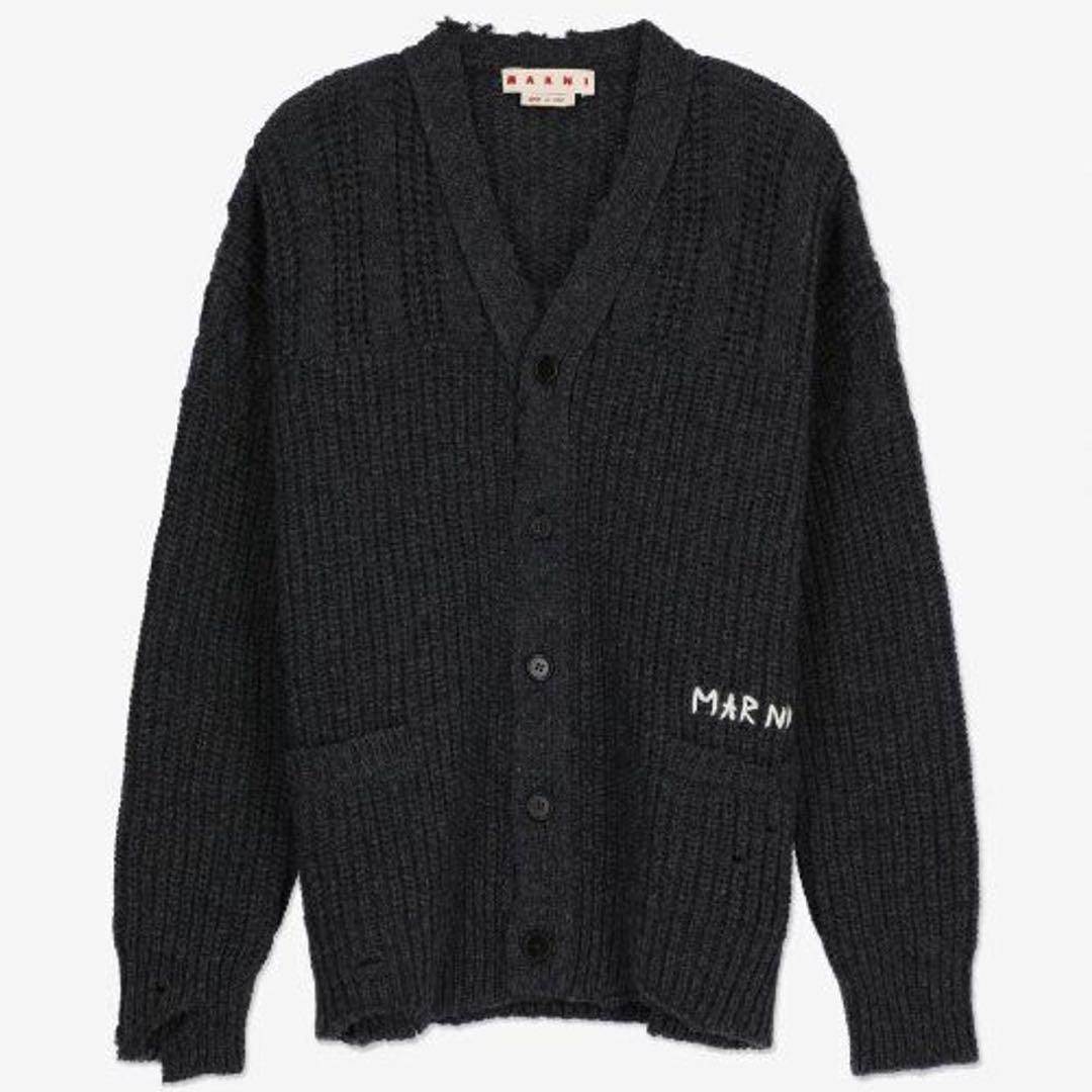 【最終値下げ10日まで】マルニ定価20万24awニットカーディガンケーブルニット
