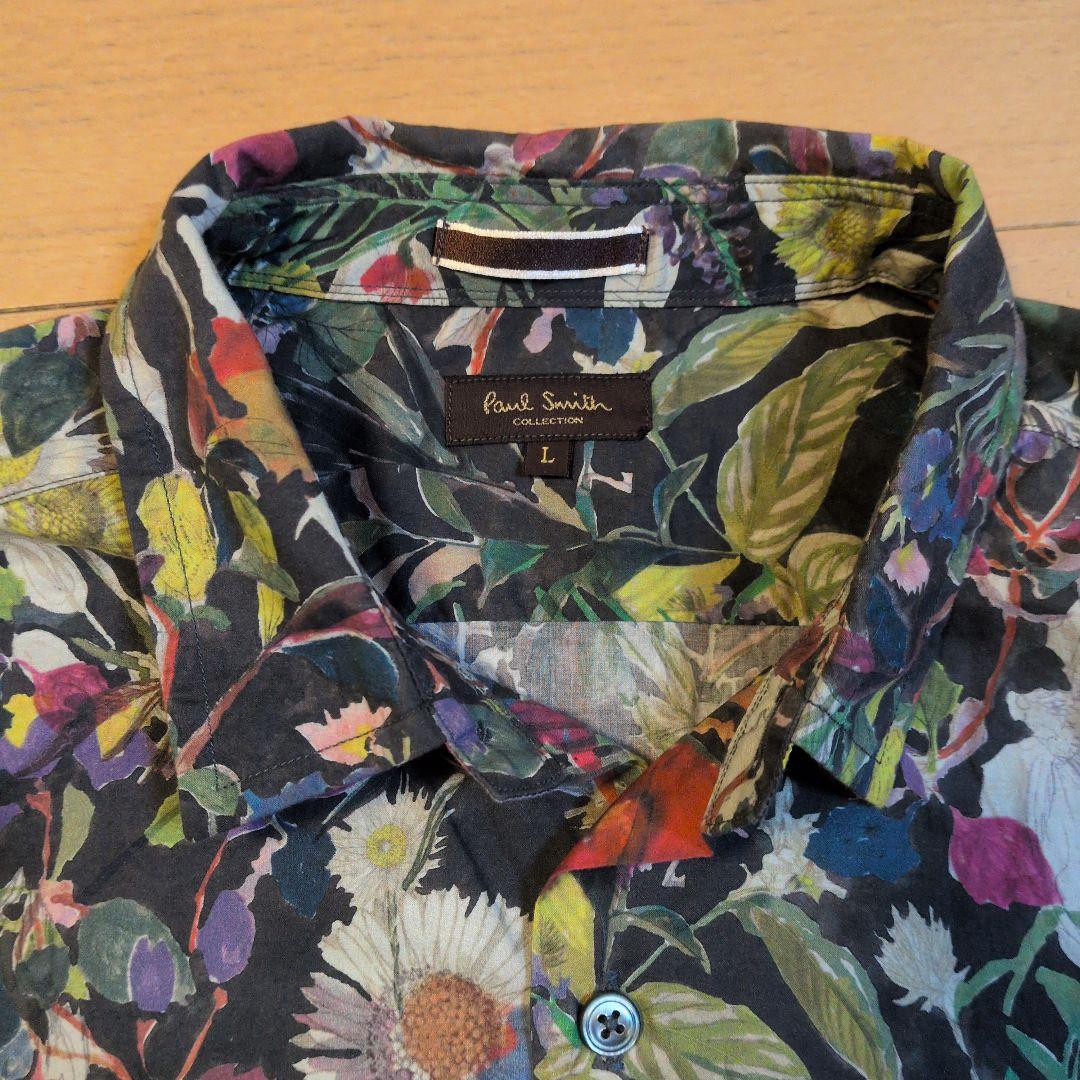 【ロック】Paul Smith collection ボタニカル柄 長袖