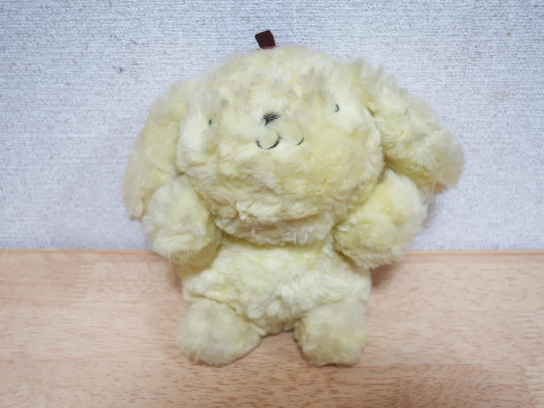 レトロ ポムポムプリン ぬいぐるみ クタクタ