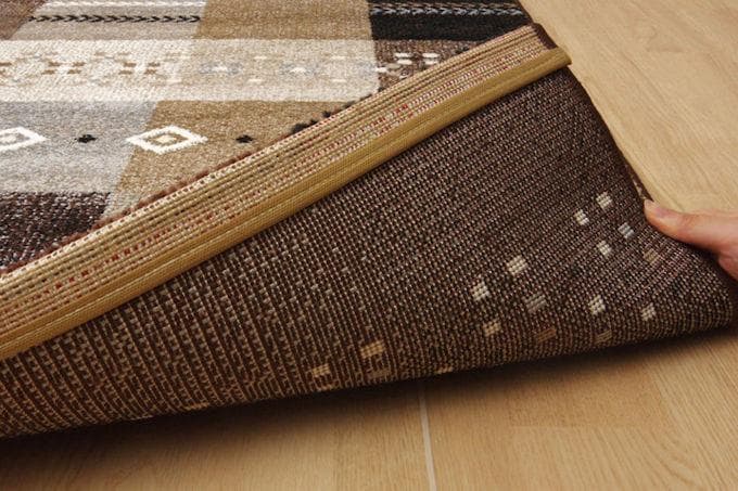 ギャッベ柄トルコ製ウィルトン織カーペット 133x190cm ラグ 絨毯（34）