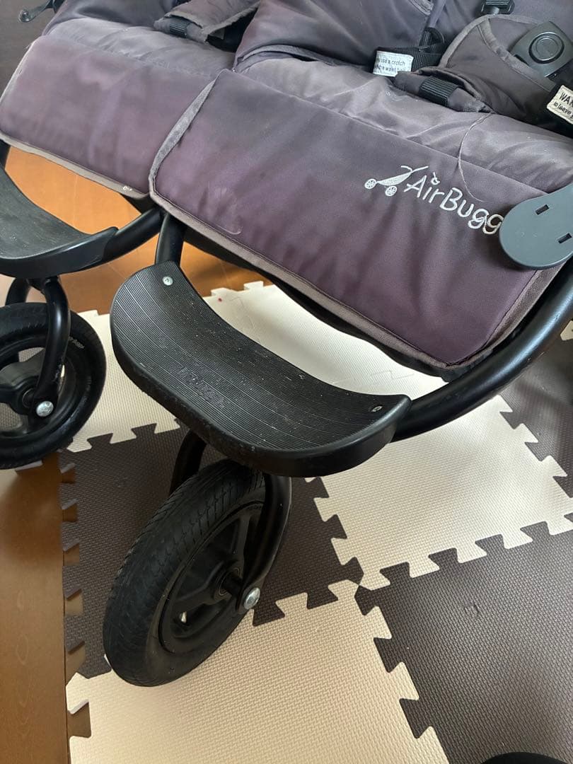 エアバギー　ココダブル⭐︎レインカバー付き
