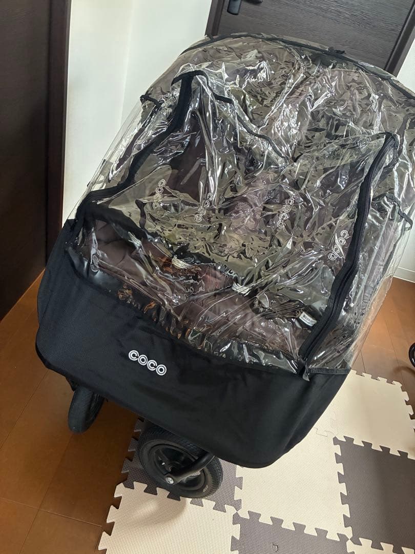 エアバギー　ココダブル⭐︎レインカバー付き