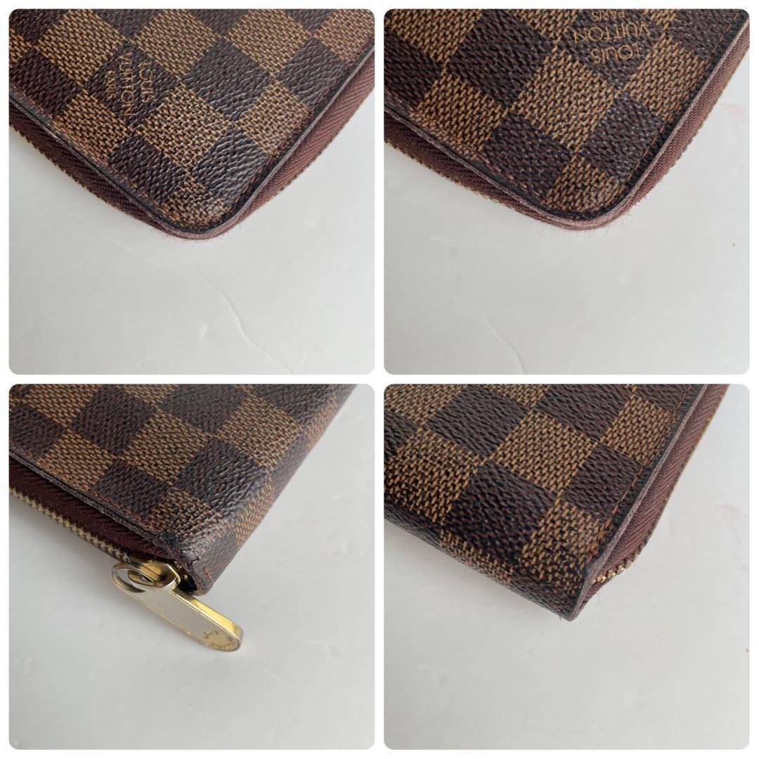 美品✨ルイヴィトン ダミエ ジッピー オーガナイザー 長財布 ラウンドファスナー