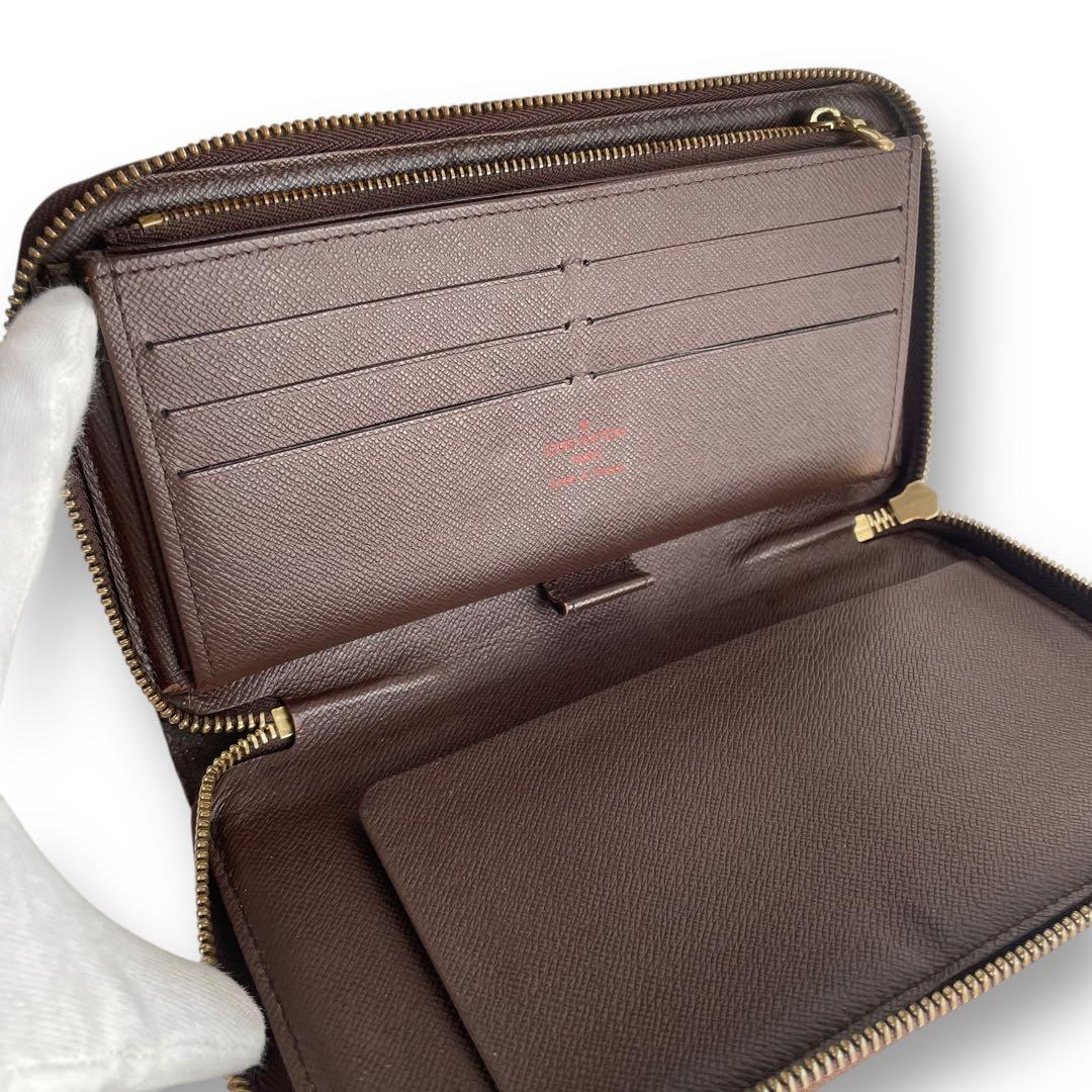 美品✨ルイヴィトン ダミエ ジッピー オーガナイザー 長財布 ラウンドファスナー