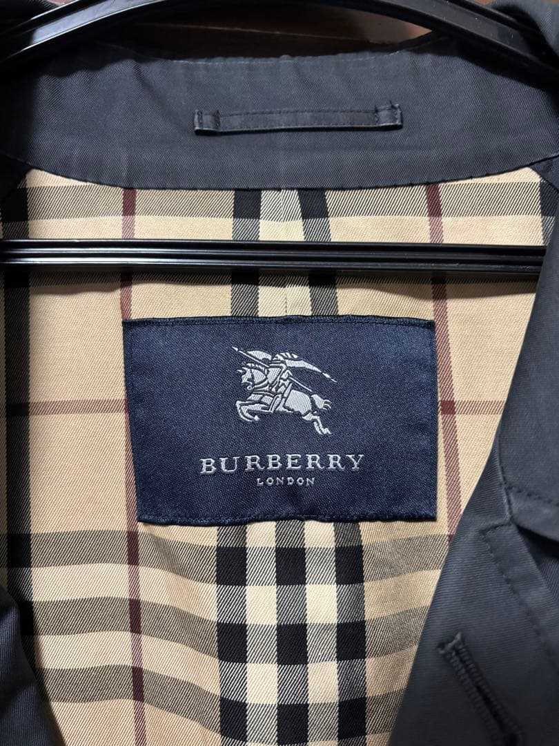 美品　Burberry バーバリー ステンカラーコート　ノバチェック　裏地
