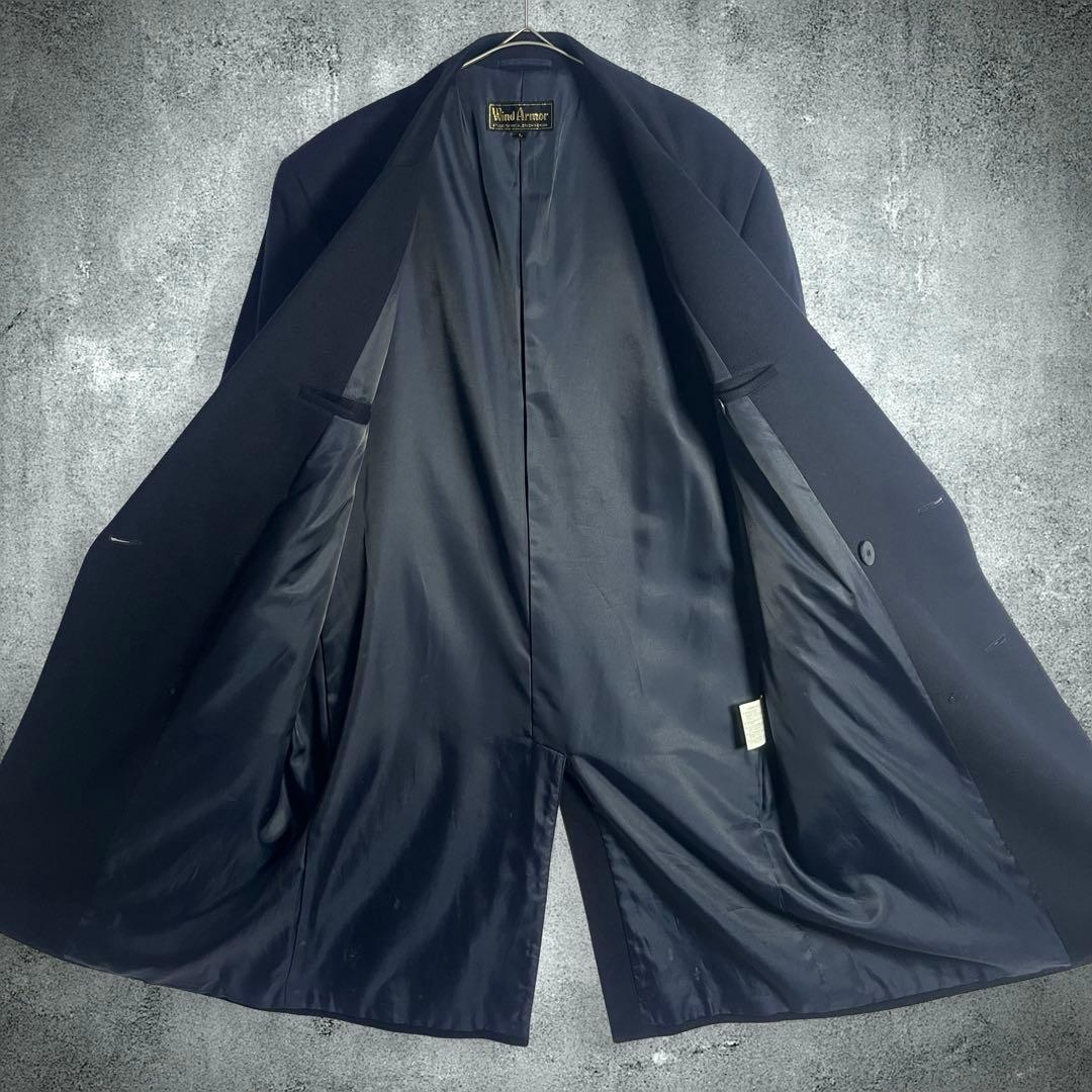 極美品✨ウィンドアーマー カシミヤ100％ ダブルチェスターコート L
