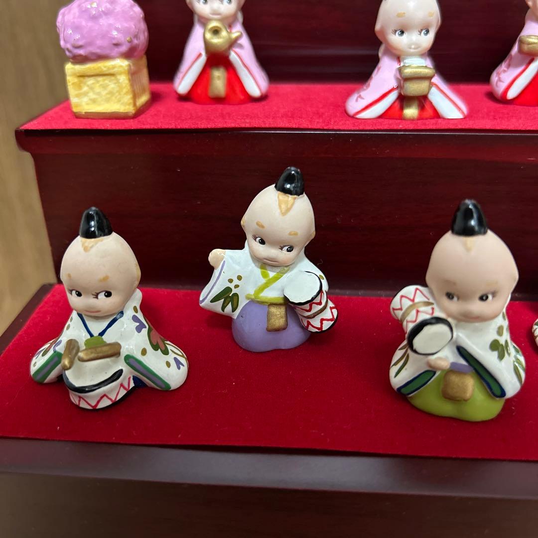 ローズオニール　キューピー　「お雛様三段かざり」