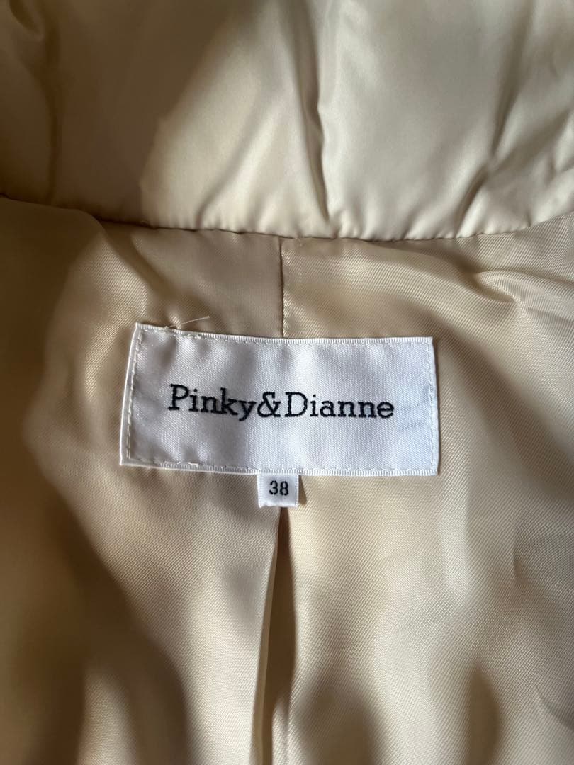Pinky&Dianne オフホワイトロングダウンジャケット