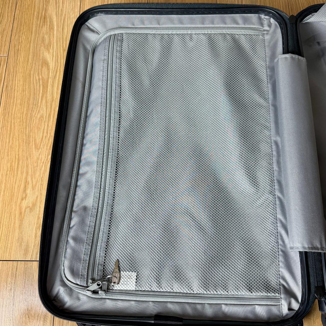 無印良品 バーの高さを自由に調節できるストッパー付き キャリー 35L