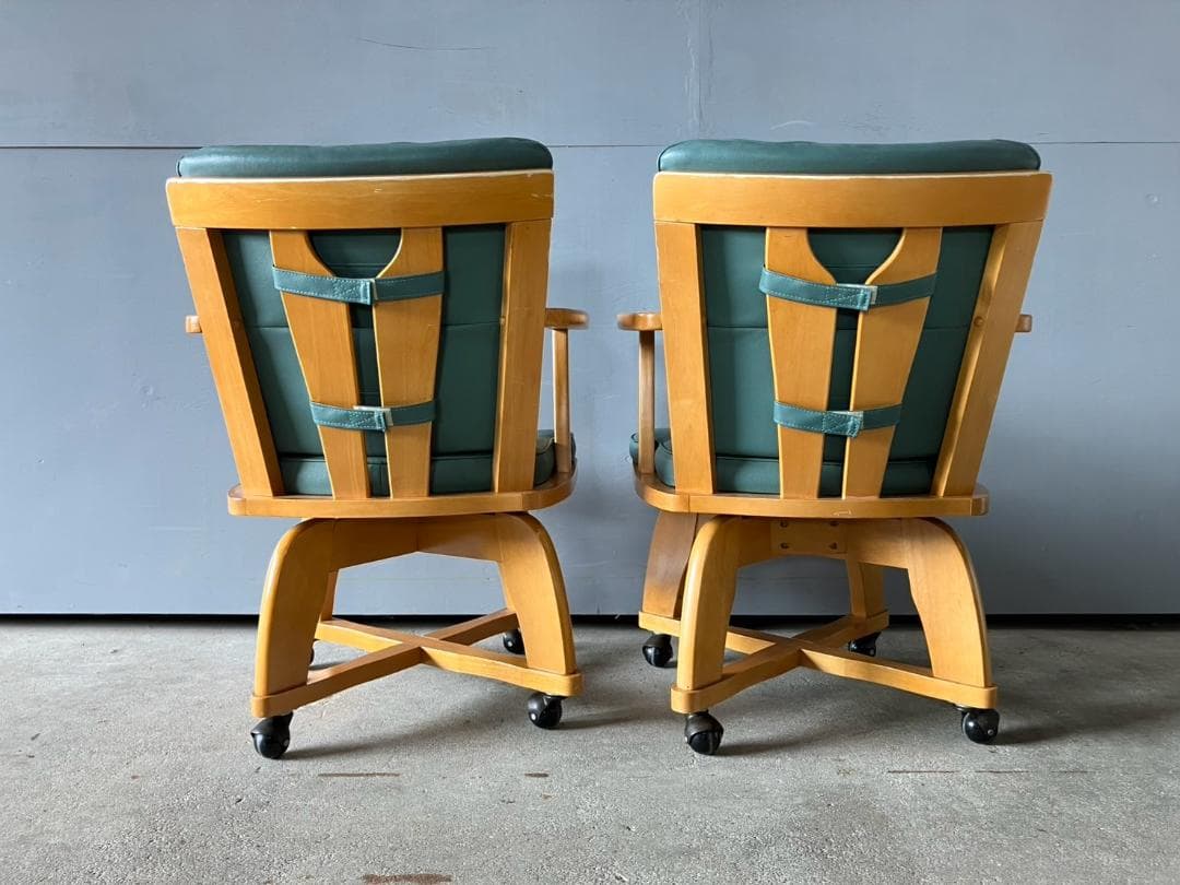 回転チェア アームチェア ダイニングチェア チェア 2脚セット RWcha23