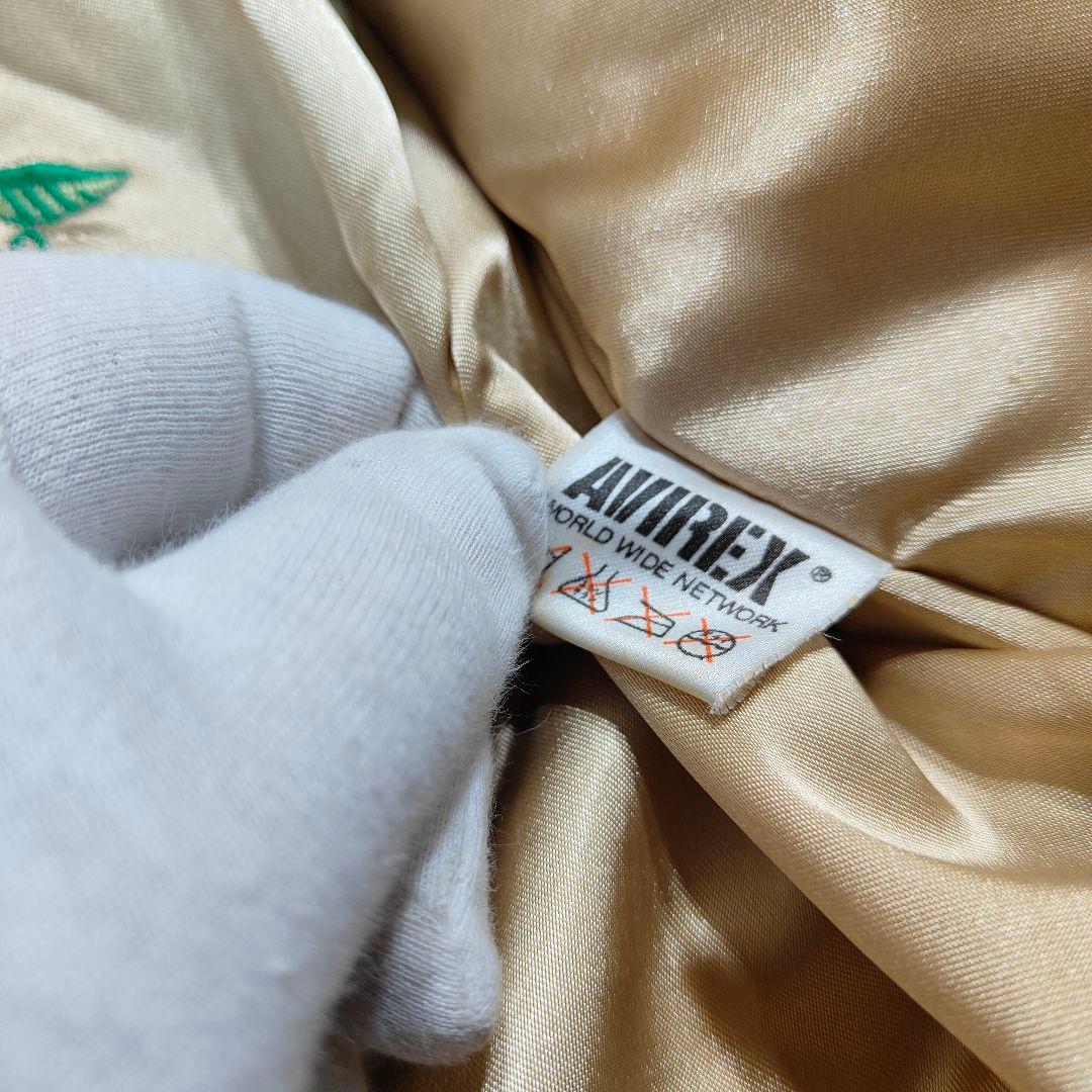 AVIREX A-2 フライトジャケット 取外可能ライナー付 ブラウン 茶 S