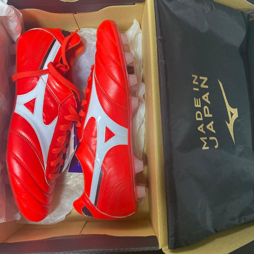 28センチ　モレリア2ジャパン　イグニッションレッド