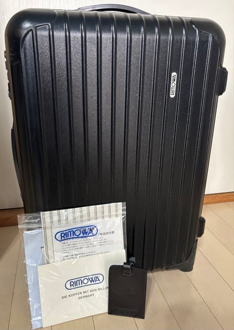 RIMOWA スーツケース キャリーケース 黒 二輪