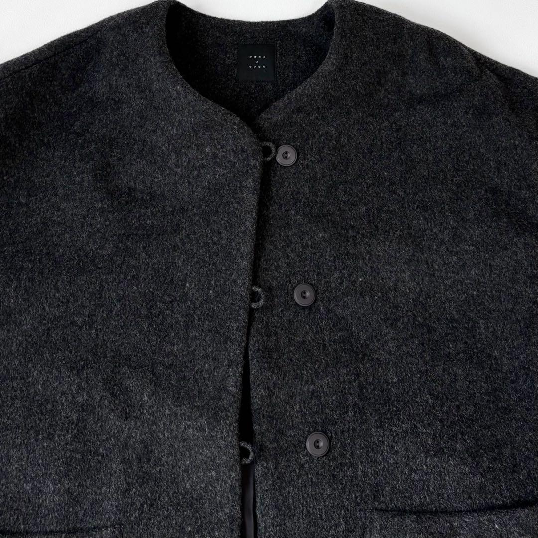 オオカミとフクロウ オオカミとシロクマのヴィーカ ロングメルトンコート 日本製