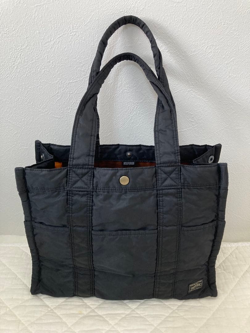 【美品】PORTER ポーター タンカートートバッグ ブラック