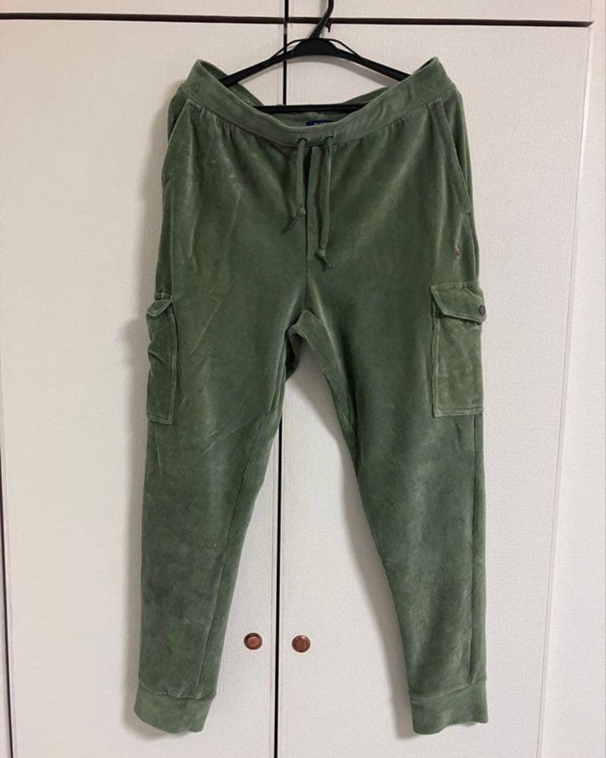 ラルフローレン　コーデュロイズボン　オリーブグリーン カーゴジョガーパンツ