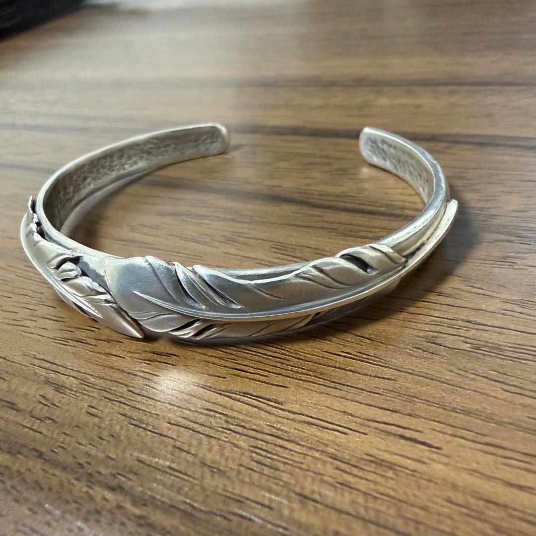 【極美品】SYMPATHY OF SOUL Old Feather Bangle