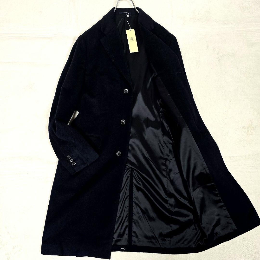 タグ付未使用品 ジェイプレス チェスターコート ロングコート 濃紺 XL