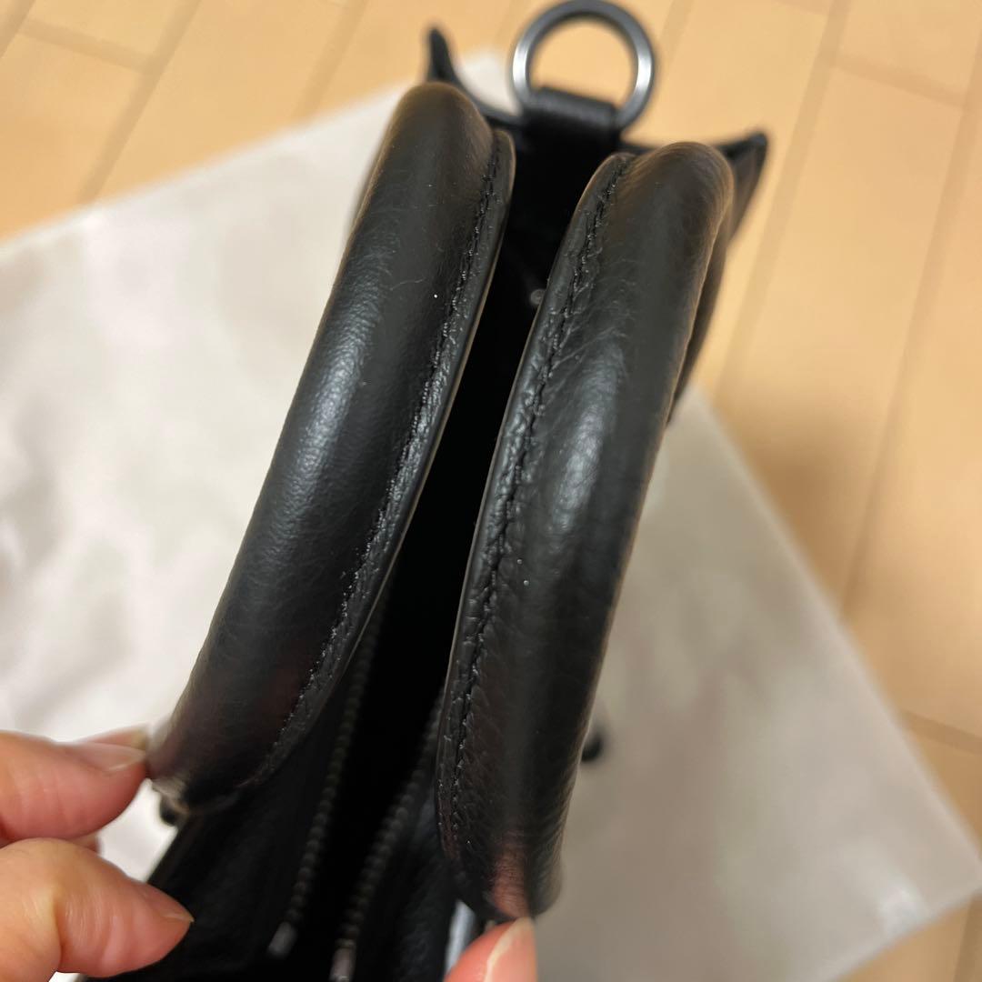 COACH コーチ　ブラック トートバッグ　ショルダーベルト付き　新品未使用