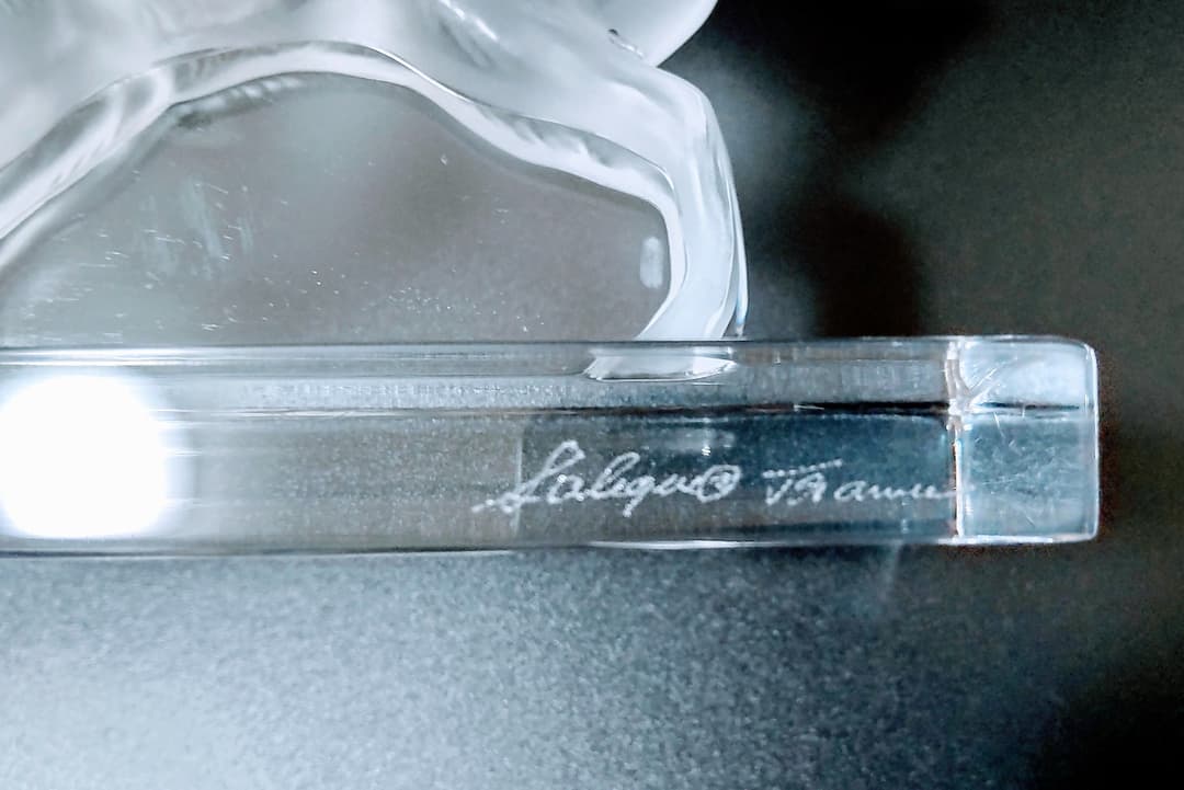 ラリック LALIQUE クリスタル 山羊 置物 オブジェ フィギュリン