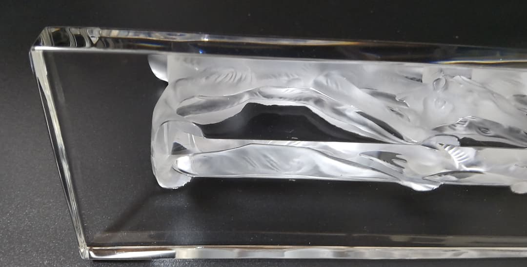 ラリック LALIQUE クリスタル 山羊 置物 オブジェ フィギュリン