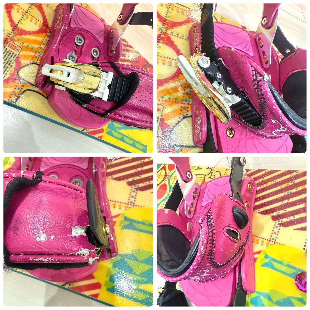 SPOON スノーボード　スノボービンディングセット　サイズ約147cm