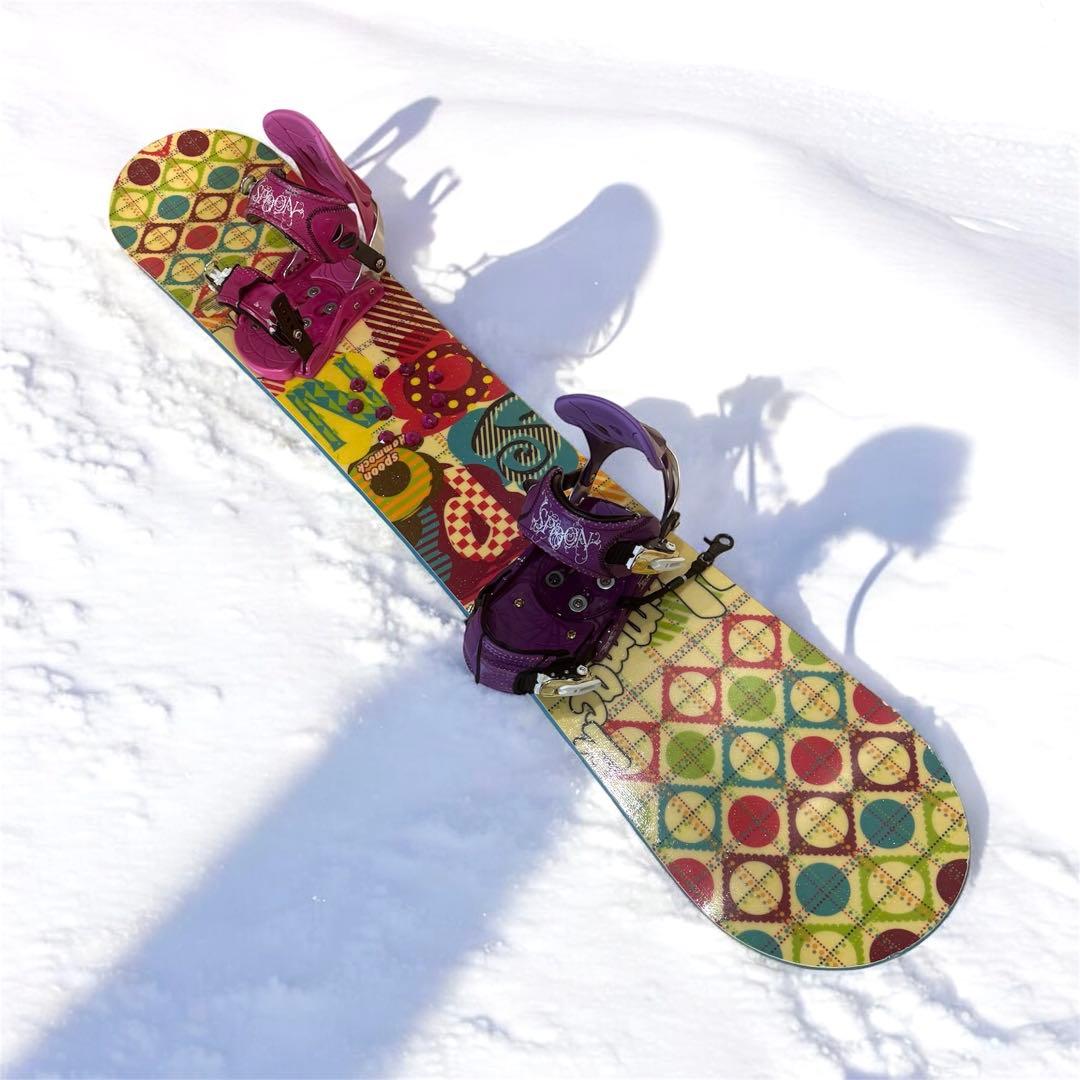 SPOON スノーボード　スノボービンディングセット　サイズ約147cm