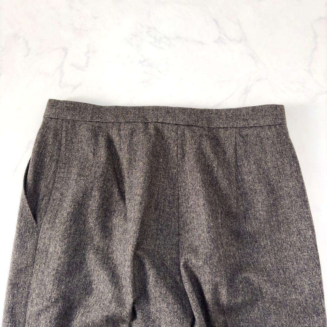 大きいサイズ✨マックスマーラ 【白タグ】パンツスーツ アンゴラ混 42/40