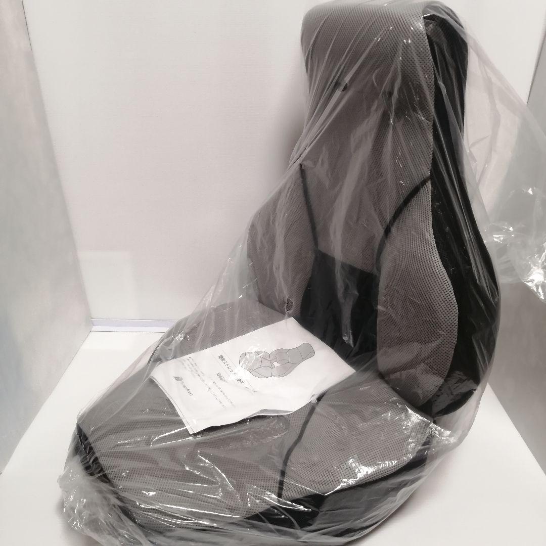 腰痛に 腰楽ストレッチ 座椅子 グイッス グレー セシール