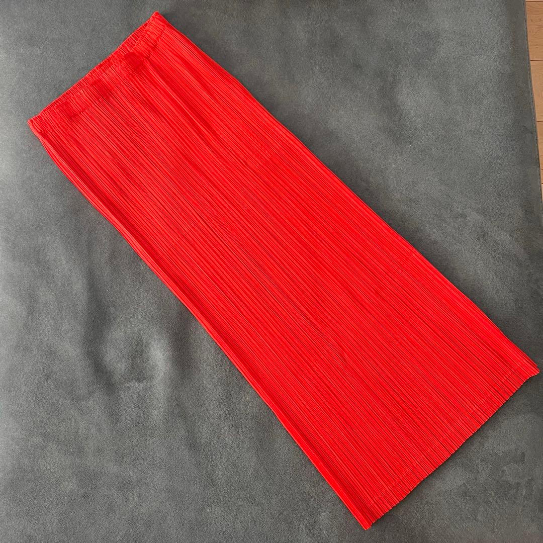 PLEATS PLEASE THICKER BOTTOMS 1 ブライトレッド